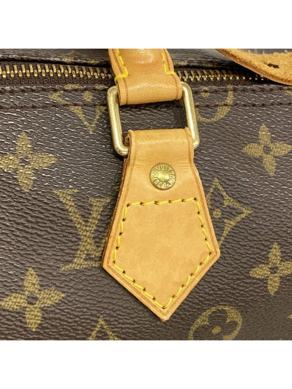 Louis Vuitton Handbag Monogram Speedy 35 Brown